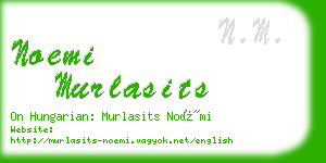 noemi murlasits business card